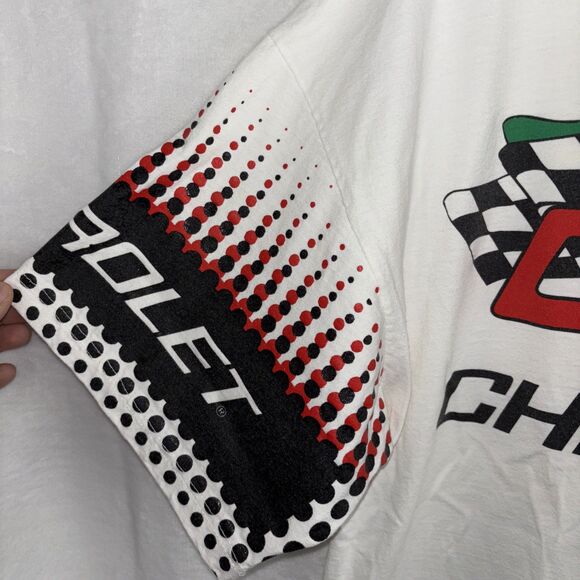 Vintage 90’s NASCAR Chevrolet Racing AOP All Over Print T-Shirt Sz XL - Picture 5 of 7